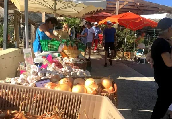 Image 3 : Marché alimentaire de producteurs " Le Pic Vert du jeudi soir " background