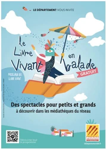 Image 1 : LE LIVRE VIVANT EN BALADE background