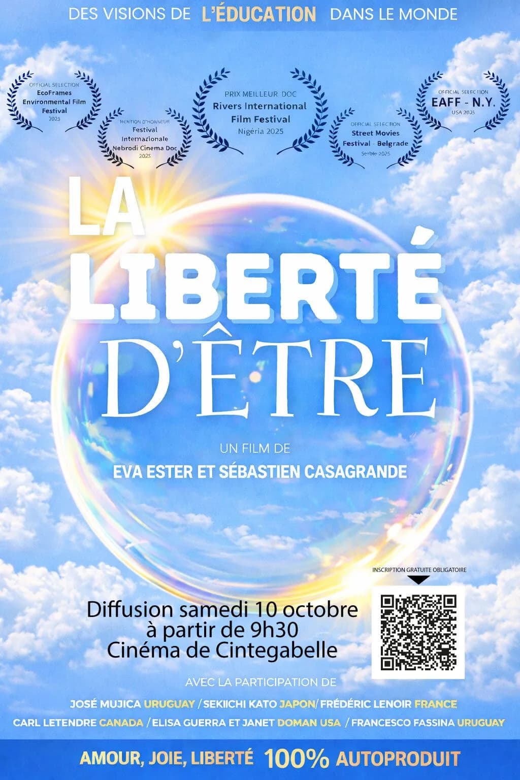 Image 1 : CINÉ-DÉBAT "LA LIBERTÉ D'ÊTRE" background