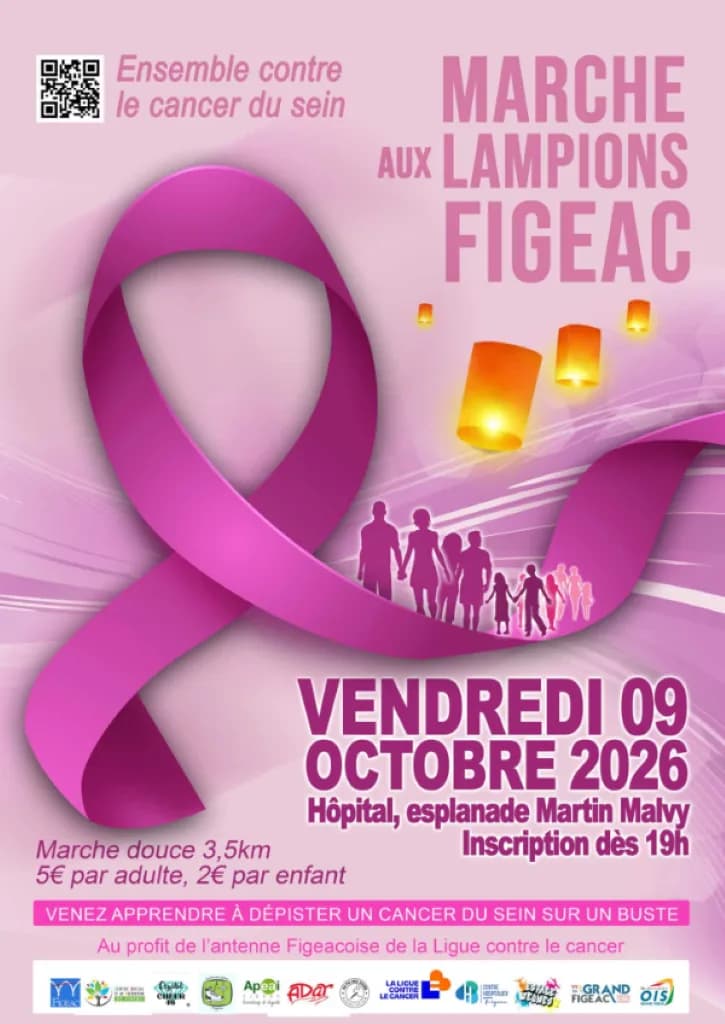 Image 1 : Marche Rose aux Lampions à Figeac background