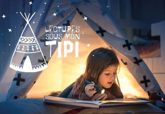 Image 1 : LECTURES SOUS MON TIPI background
