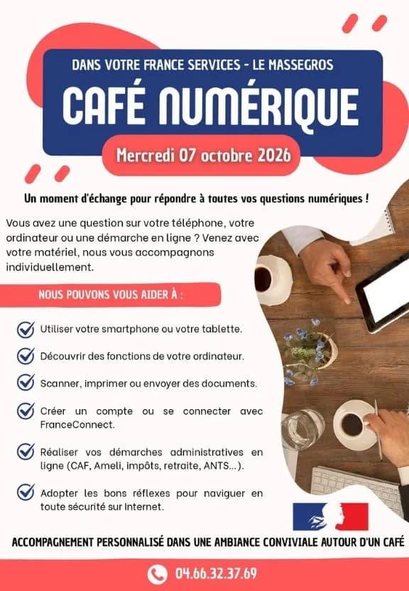 Image 1 : CAFÉ NUMÉRIQUE background
