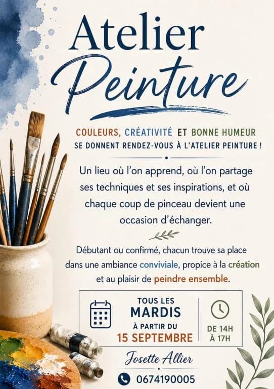 Image 2 : ATELIER PEINTURE background
