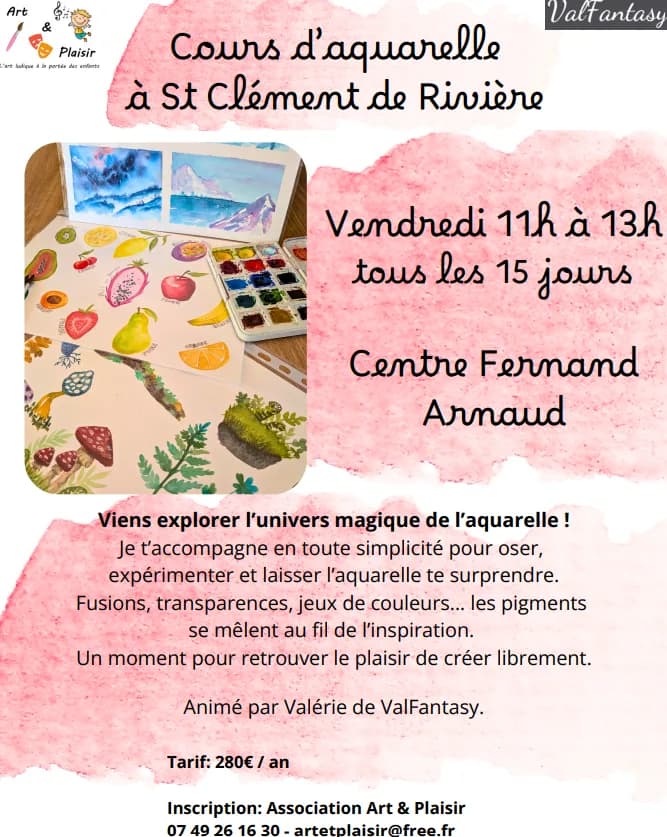 Image 2 : Atelier d'Aquarelle background