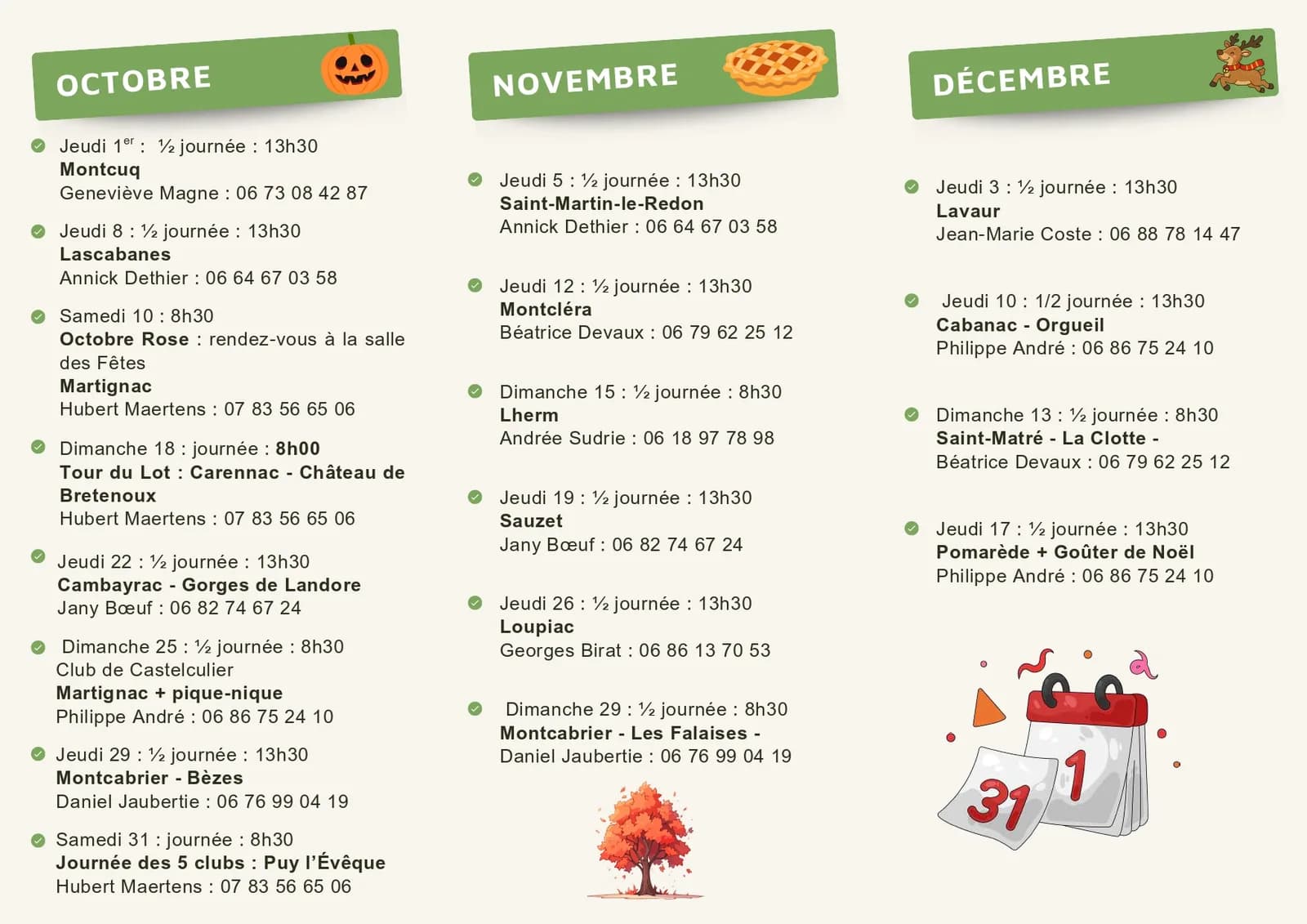 Image 2 : Randonnées pédestres de Randoval pour l'automne 2025 background