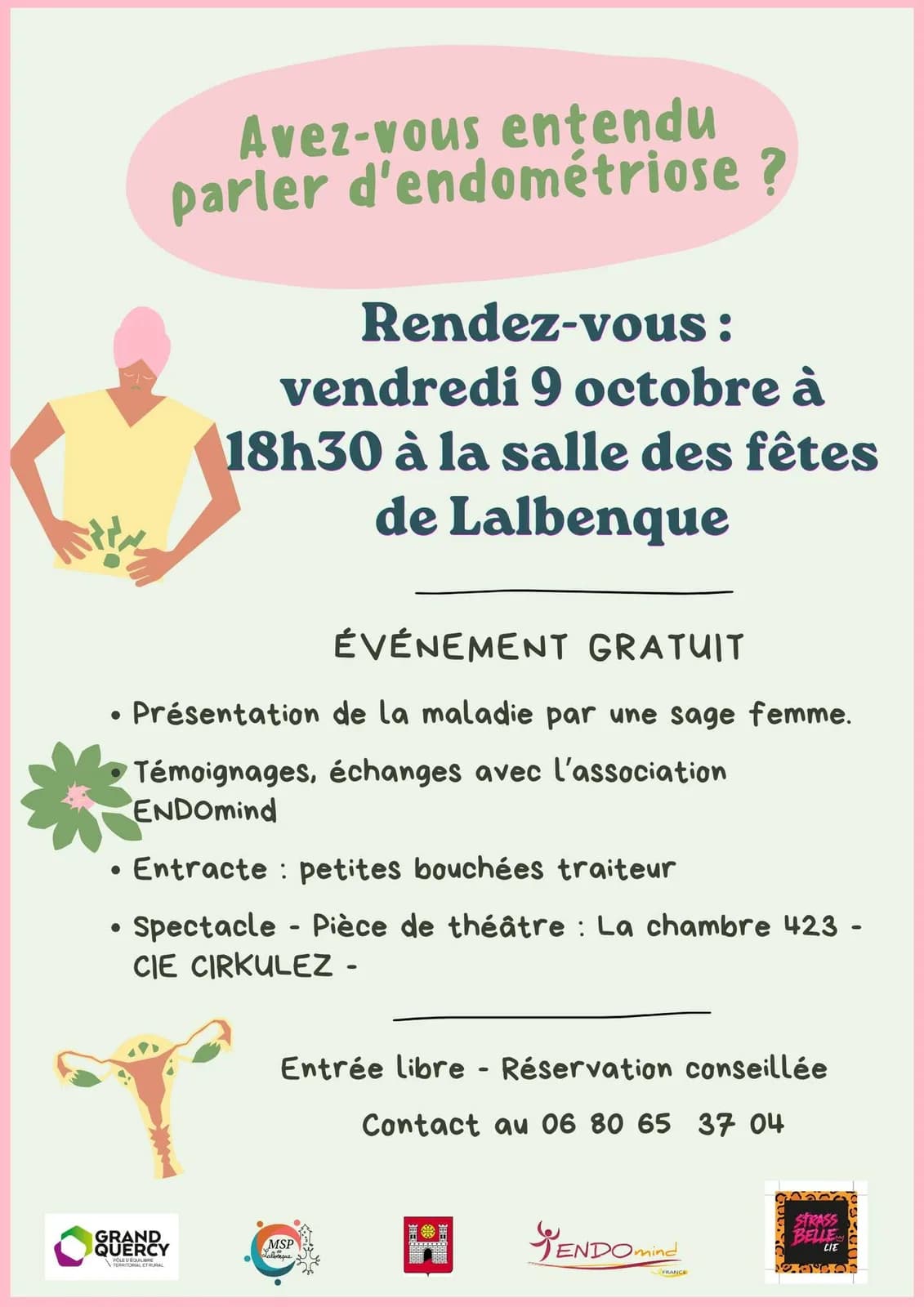 Image 1 : Rendez-vous sur l'endométriose background
