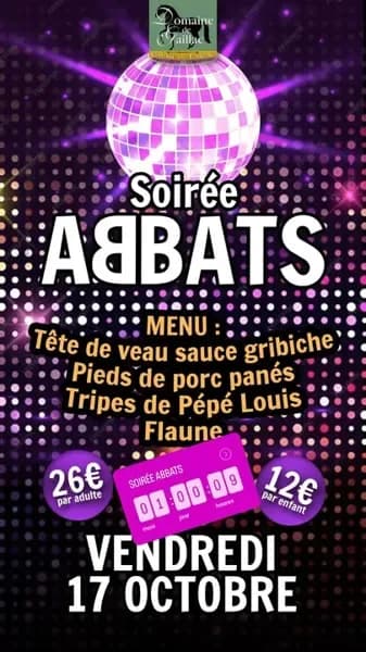 Image 1 : Soirée Abbats background