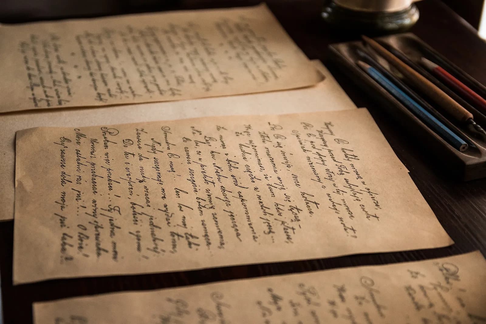 Image 1 : Atelier d'écriture background