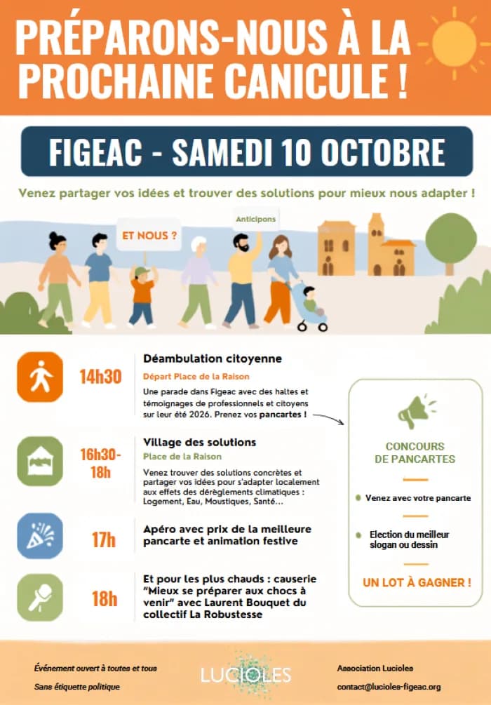Image 1 : Rencontres : Préparons-nous à la prochaine canicule ! background