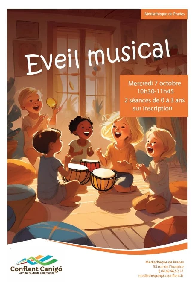 Image 1 : EVEIL MUSICAL background