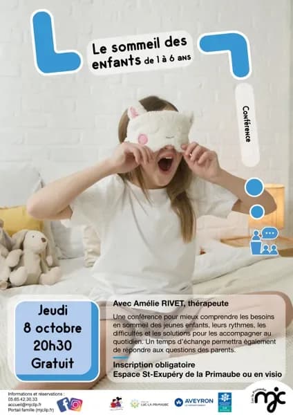 Image 1 : Conférence : le sommeil des enfants background