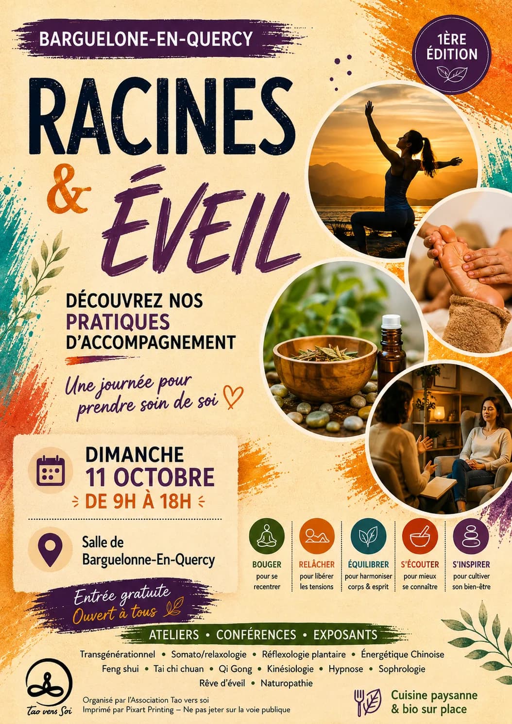 Image 1 : Racines et éveil background