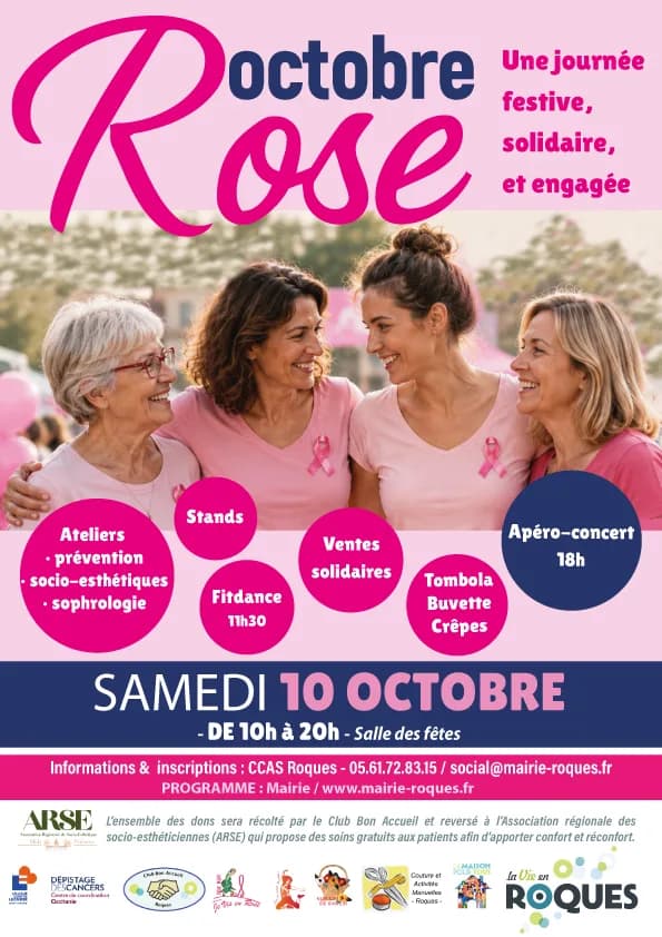 Image 1 : OCTOBRE ROSE. background
