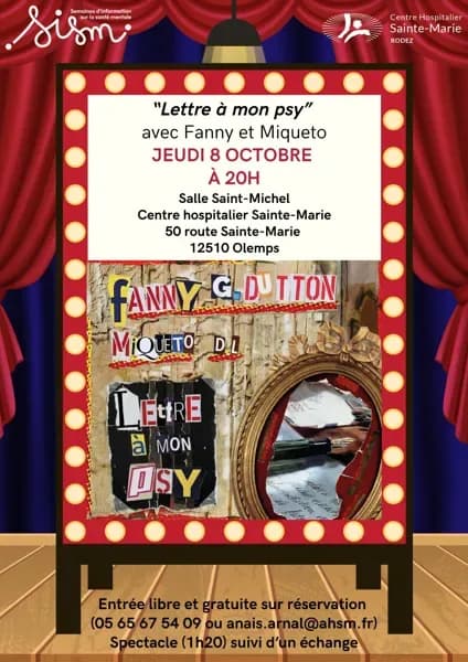 Image 1 : Lettre à mon psy - Fantaisie musicale et exposition background