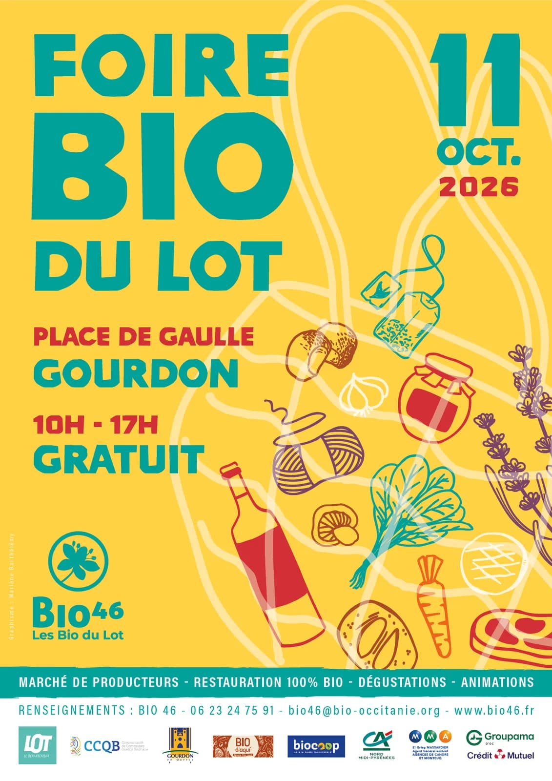 Image 2 : La foire Bio du Lot background