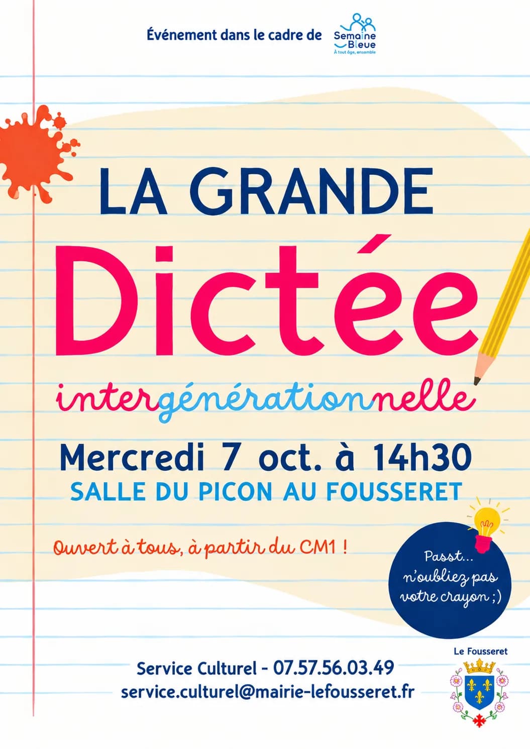 Image 1 : LA GRANDE DICTÉE background