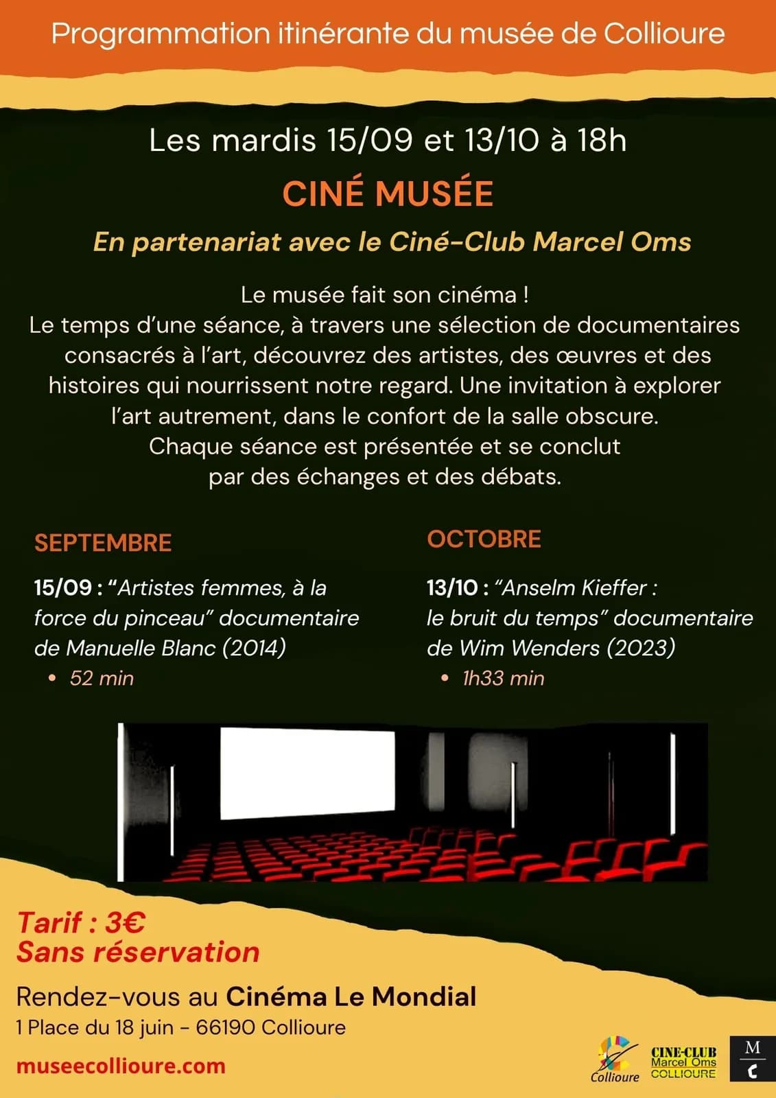 Image 1 : CINÉ MUSÉE background
