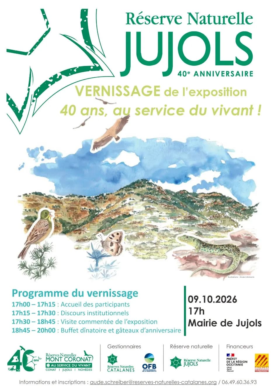 Image 1 : VERNISSAGE DE L'EXPOSITION 40 ANS AU SERVICE DU VIVANT background