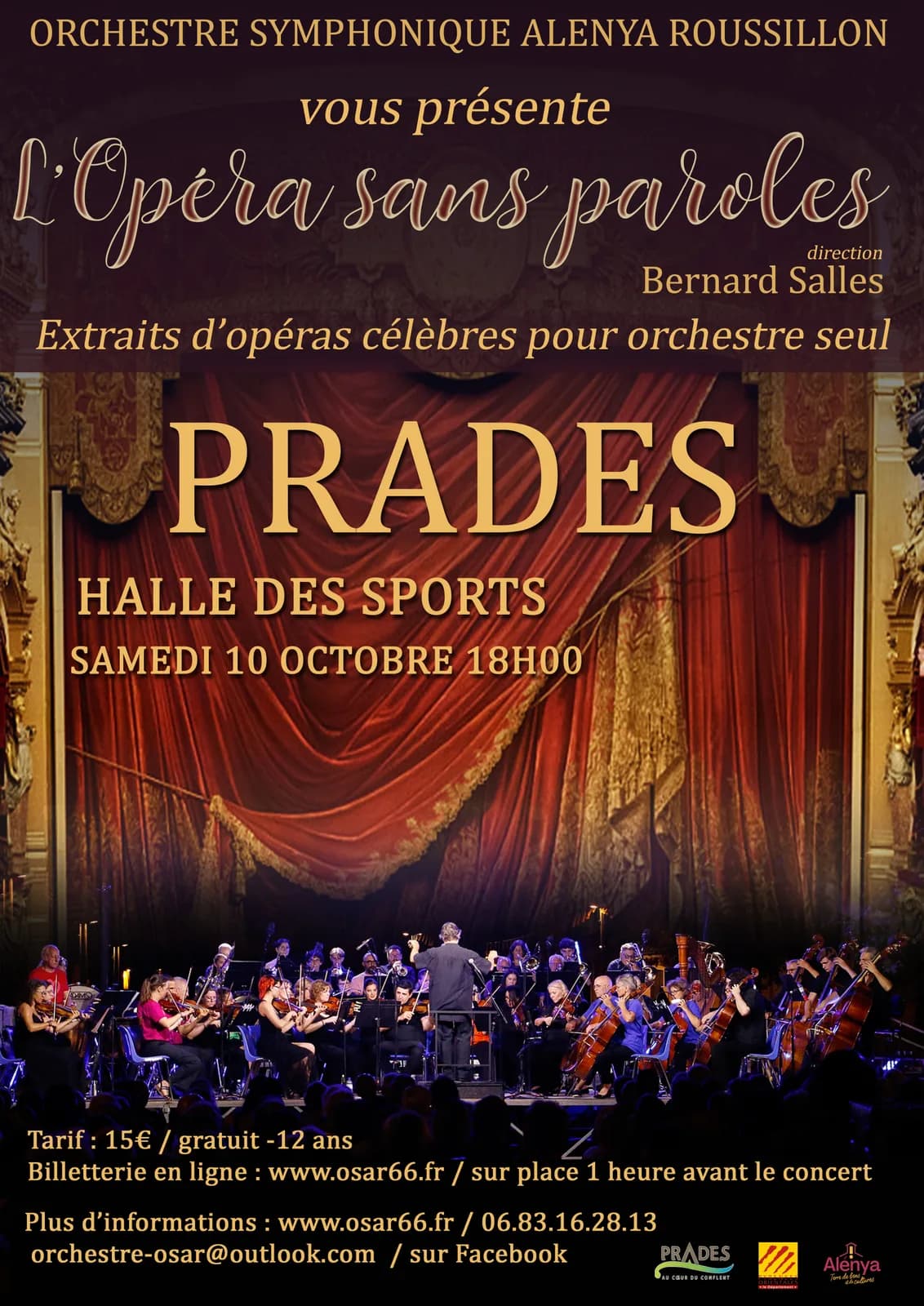 Image 1 : ORCHESTRE SYMPHONIQUE ALENYA ROUSSILLON: OPÉRA SANS PAROLES background