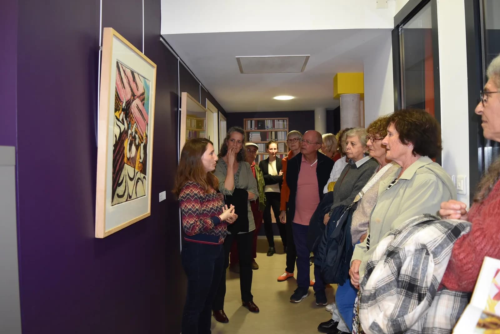Image 2 : Vernissage de l'exposition "Rêves d'encre" background
