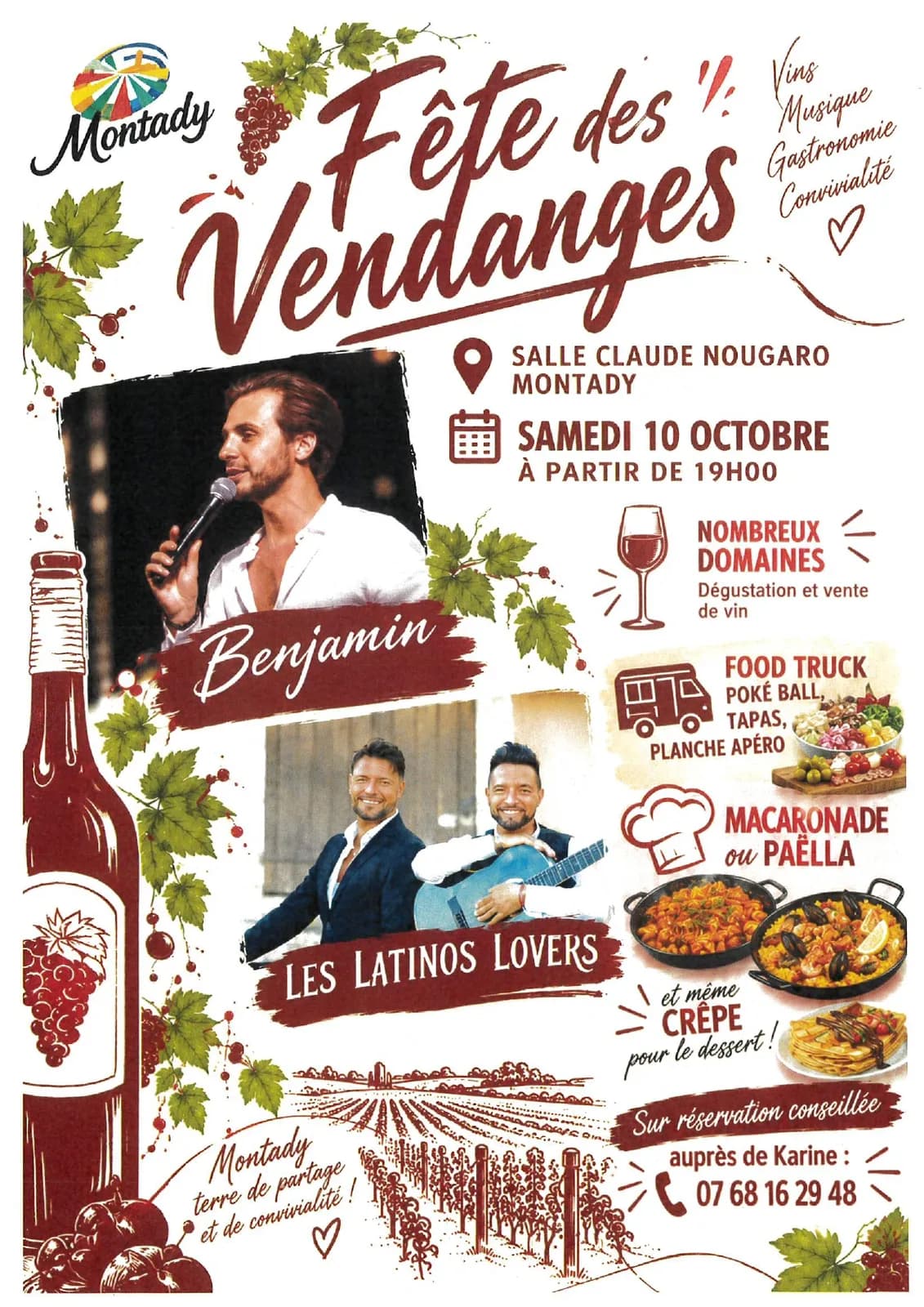 Image 1 : FETE DES VENDANGES background