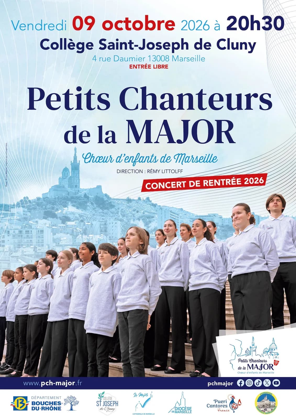 Image 1 : Concert de rentrée - petits chanteurs de la Major background