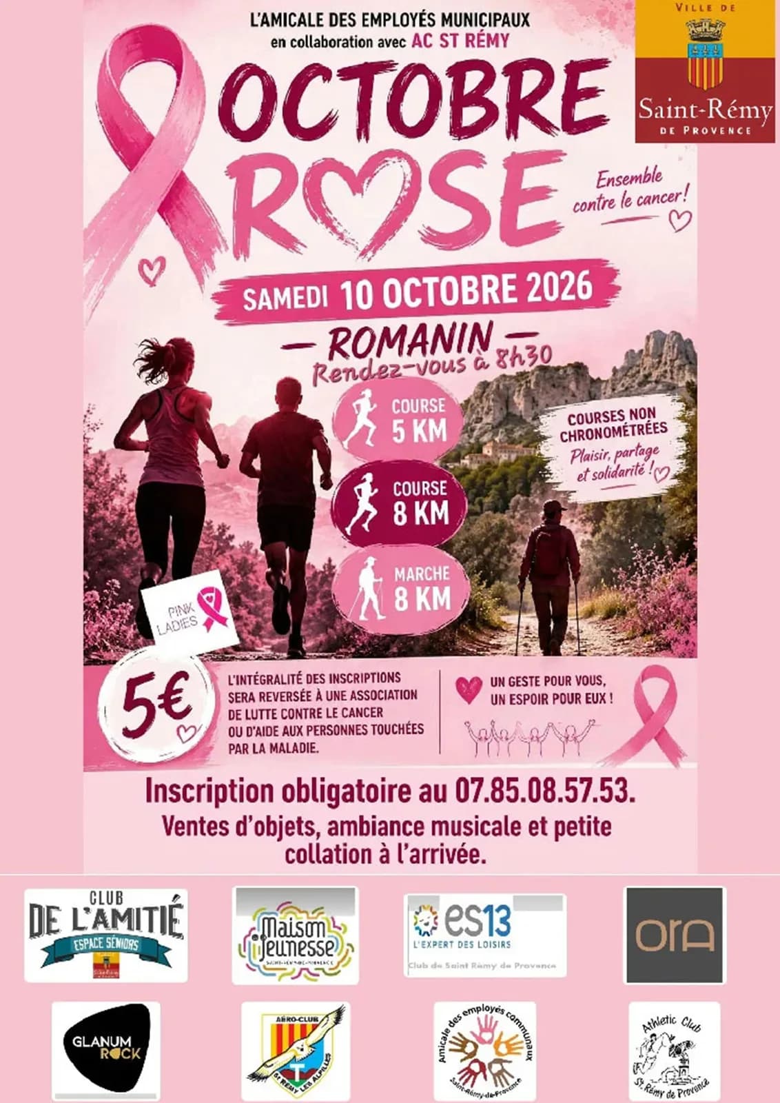 Image 1 : Marche Rose à Saint-Rémy-de-Provence background
