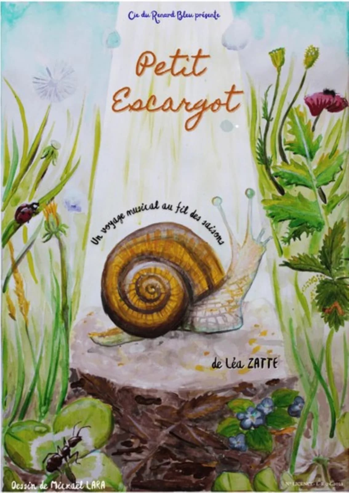 Image 1 : Petit escargot background