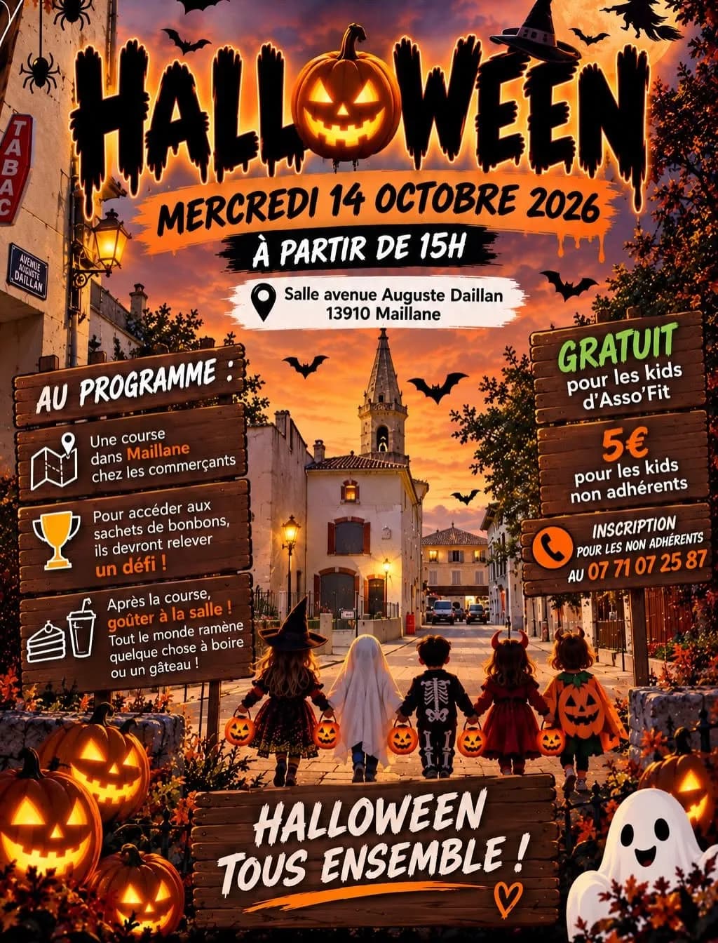 Image 1 : Halloween avec Assofit background