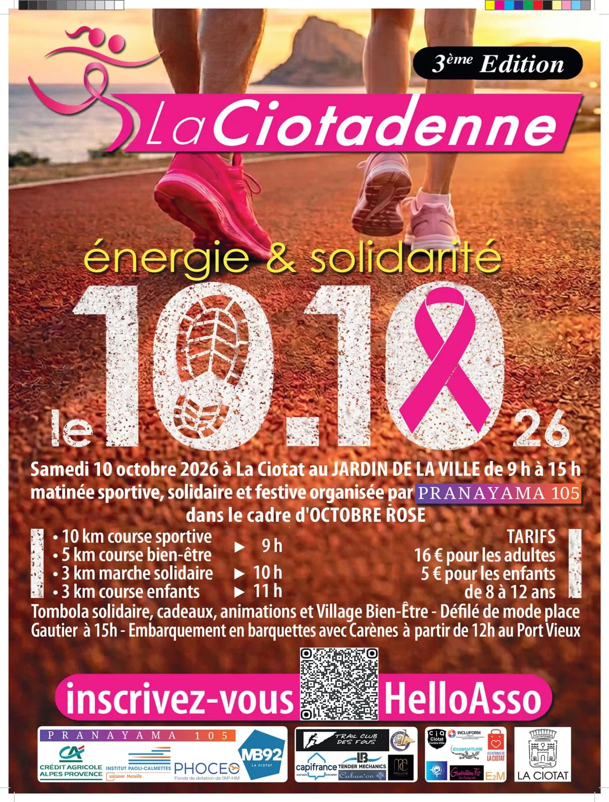 Image 1 : 3ème marche et course solidaire La Ciotadenne background