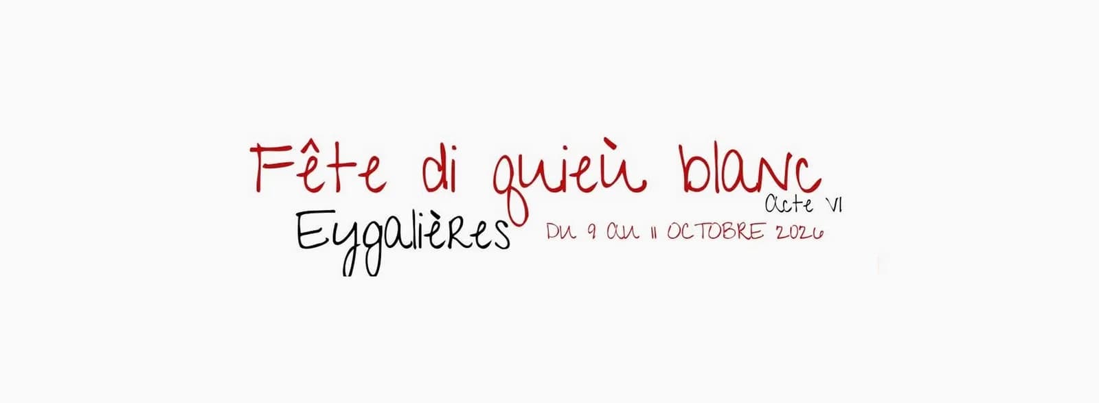 Image 1 : 6ème Fête Di Quieù Blanc background