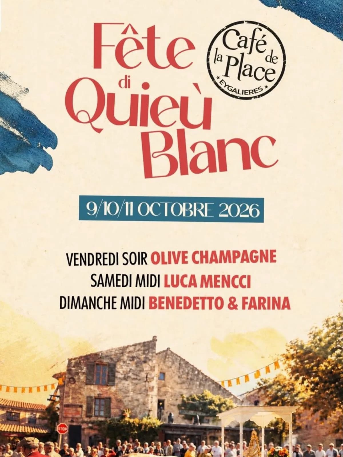 Image 4 : 6ème Fête Di Quieù Blanc background
