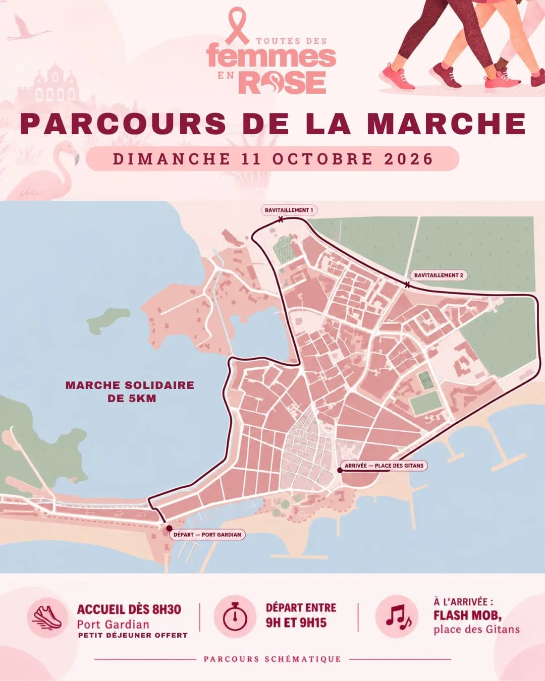 Image 3 : « Toutes des Femmes en Rose » Journée solidaire contre le cancer background