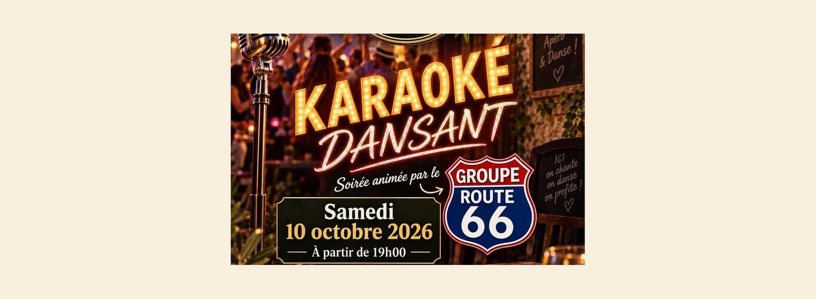 Image 2 : Soirée karaoké au Café de Provence background