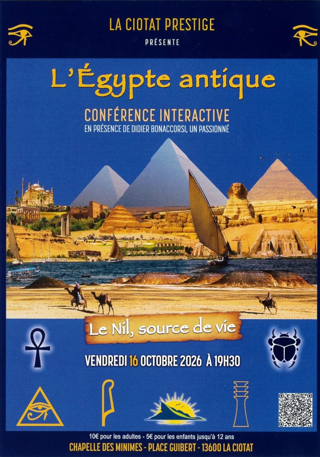 Image 1 : Conférence interactive : Le Nil, source de vie background