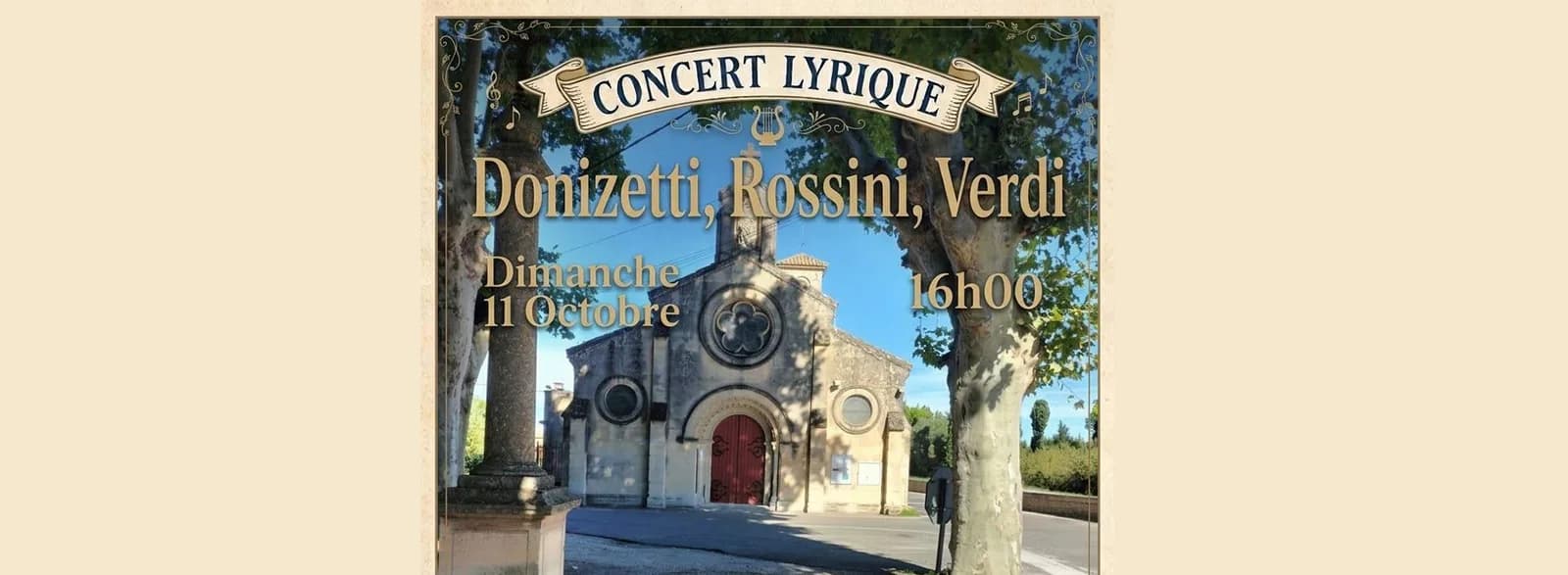 Image 1 : Concert lyrique à la chapelle St Roch à Saint-Rémy-de-Provence background