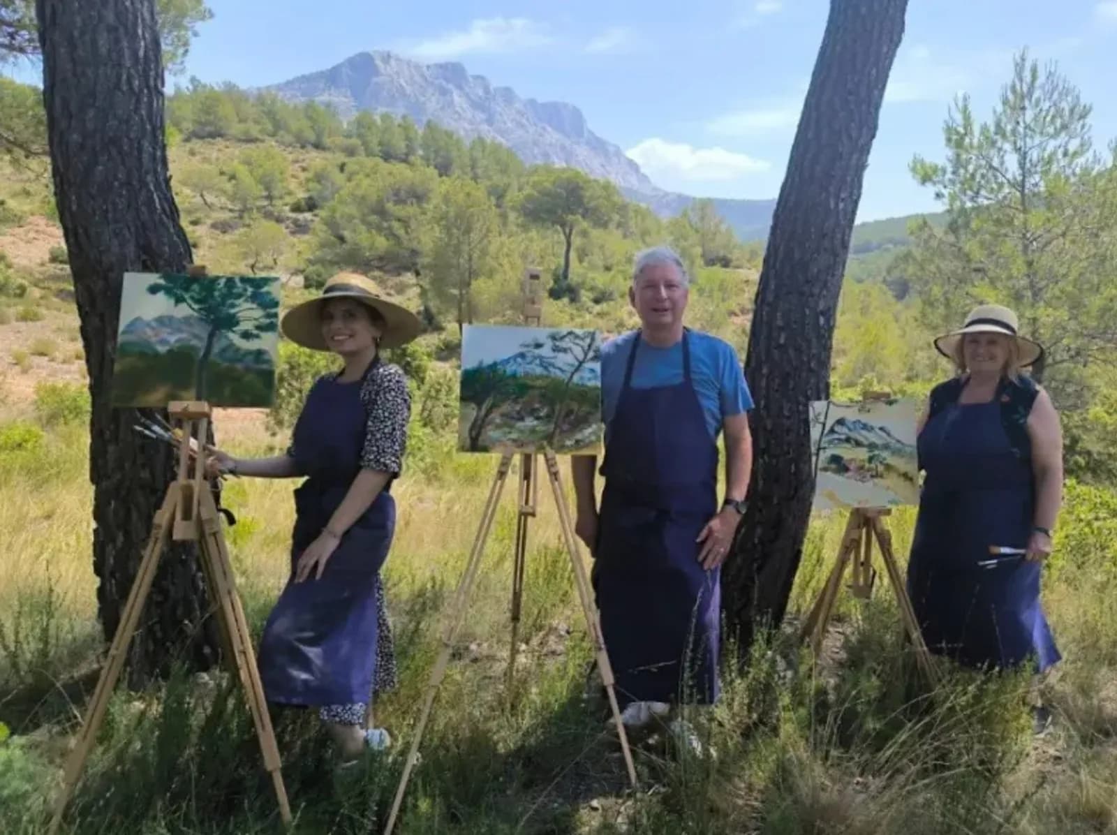 Image 3 : Provence Masterclass : peindre une journée sur les traces de Cezanne background