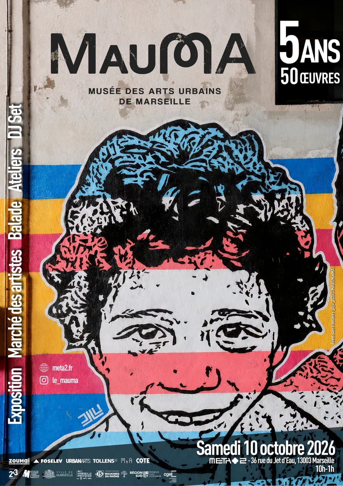 Image 1 : 5 ans du Musée des Arts Urbains de MArseille background