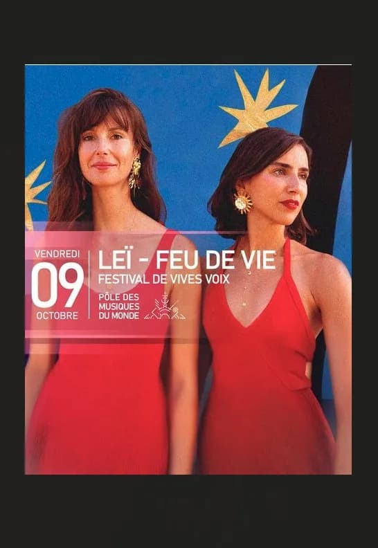 Image 1 : Festival de Vives Voix : Leï feu de vie background