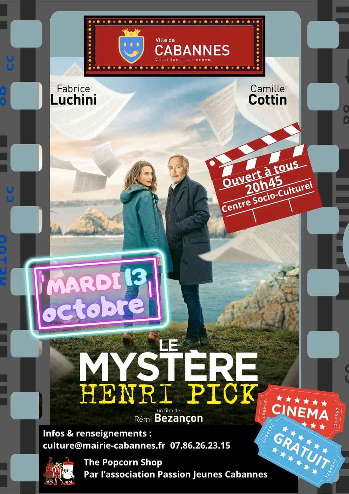 Image 1 : Cabannes fait son cinéma background