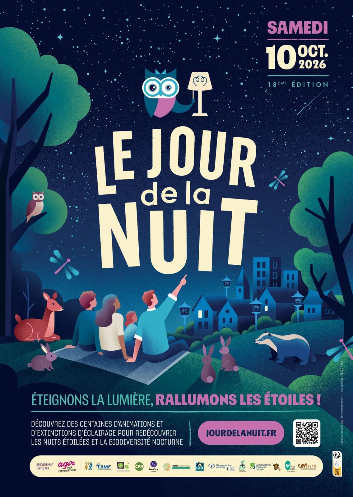Image 1 : Journée de sensibilisation - Le Jour de la Nuit background