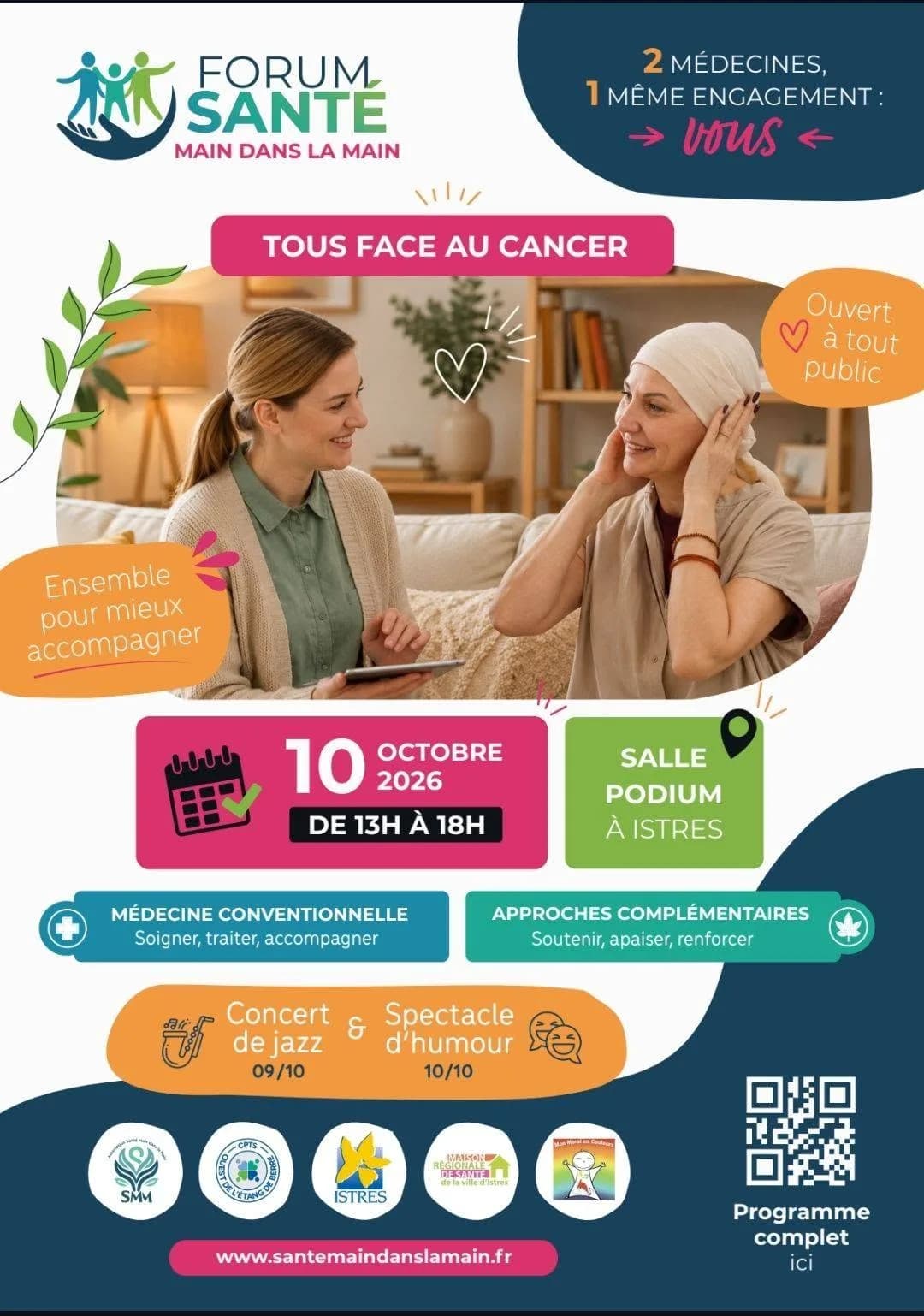 Image 1 : Forum Santé Main dans la main background