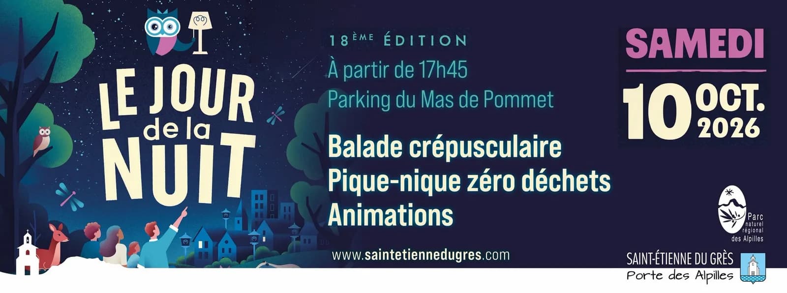 Image 2 : Le Jour de la Nuit à Saint-Etienne du Grès background