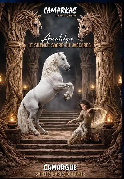 Image 3 : Spectacle "Anatilya, le silence sacré du Vaccarès" au Théâtre Equestre Camarkas background