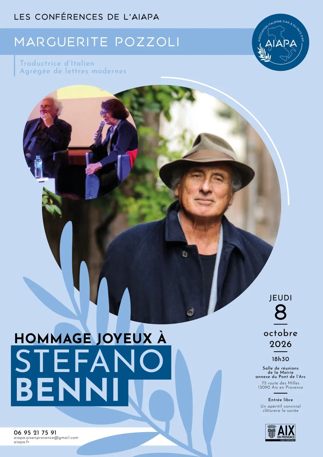 Image 1 : Conférence - Hommage joyeux à Stefano Benni background