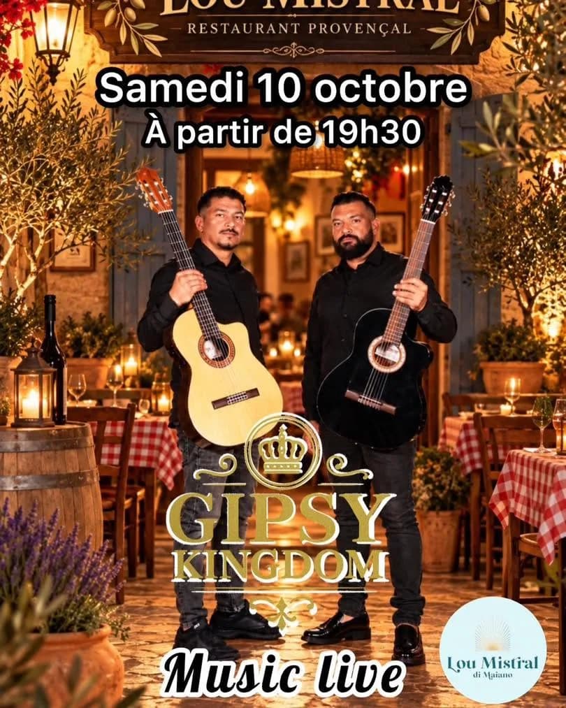 Image 1 : Soirée Gipsy au Lou Mistral di Maiano background