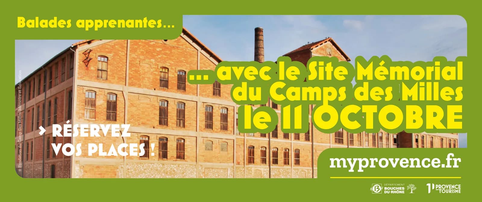 Image 2 : Balade apprenante culturelle au Site-Mémorial du Camp des Milles background