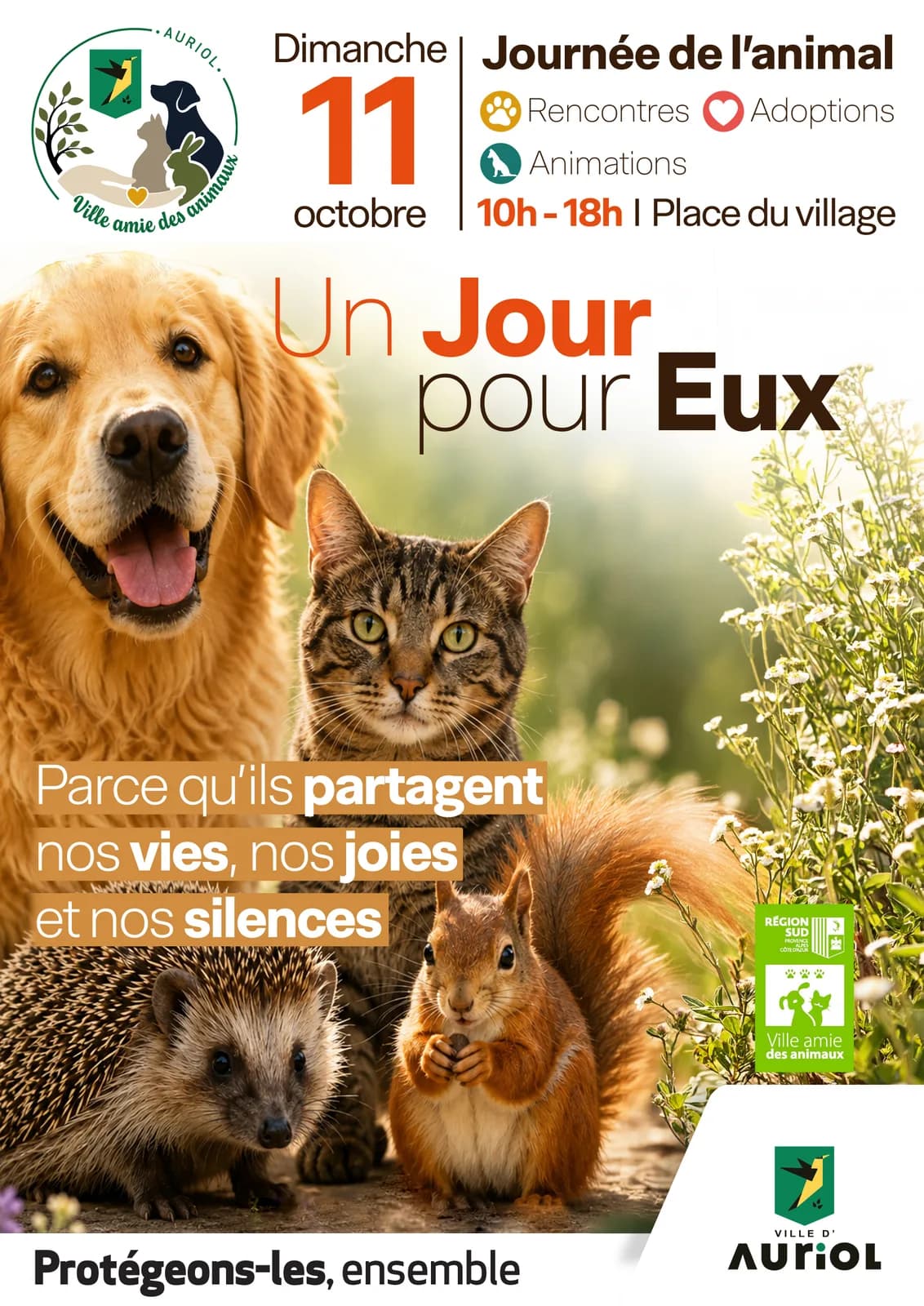 Image 1 : Un jour pour eux - Journée de l'animal background
