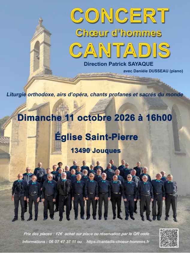 Image 1 : Concert Chœur d'hommes CANTADIS background