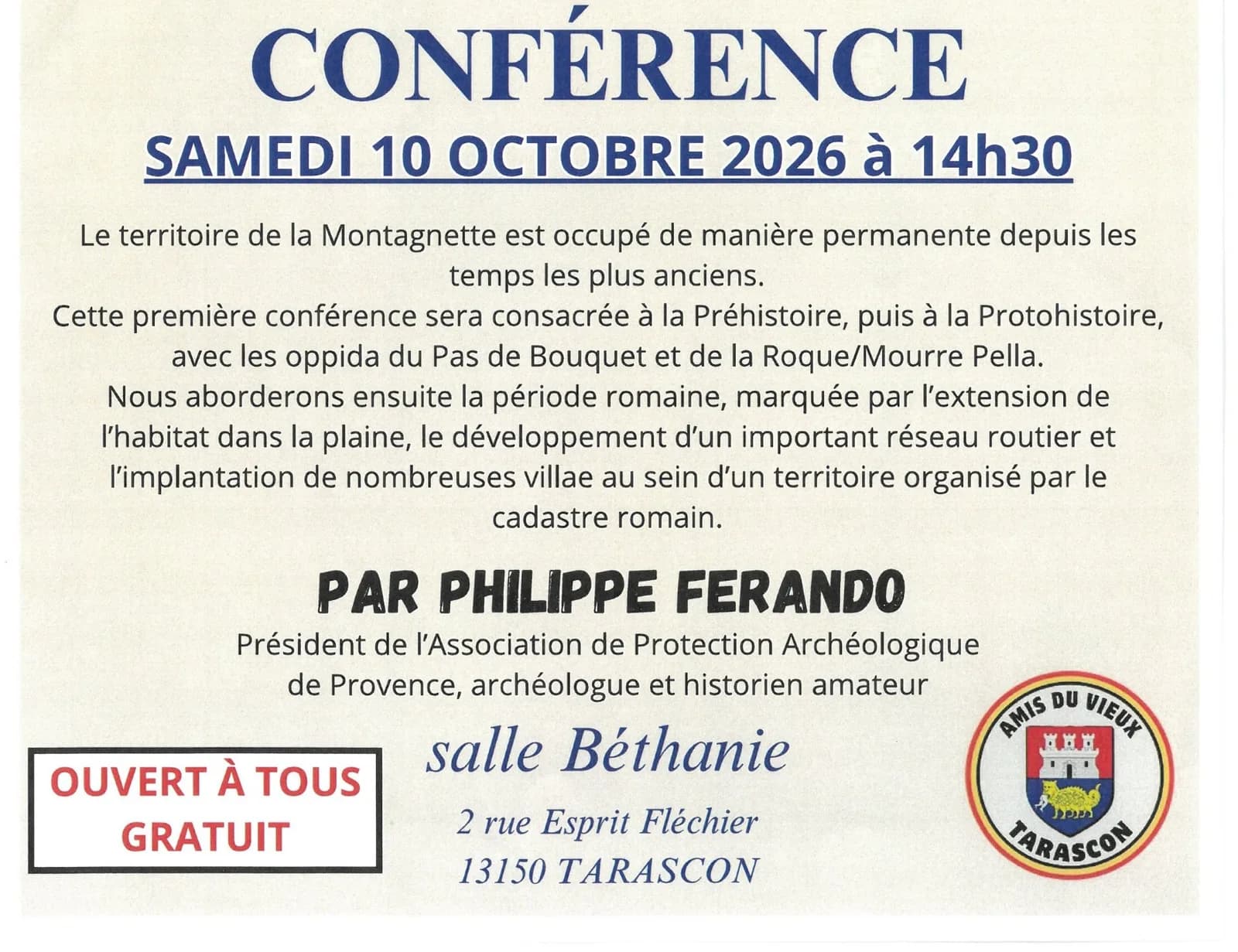 Image 2 : Conférence/Partie 1 : L'histoire de "La Montagnette" background